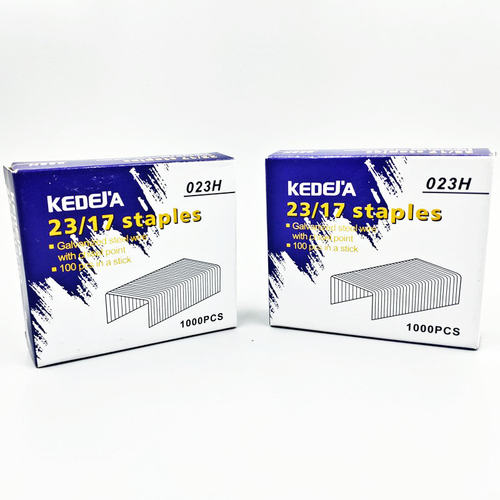 KW23/8 10 13 15 17 20 23/23加厚重型订书钉023厚层书钉10盒包邮