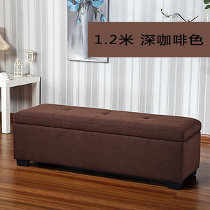 服装店沙发鞋店试鞋凳换鞋储物收纳凳子布艺客厅脚踏凳床尾凳长凳