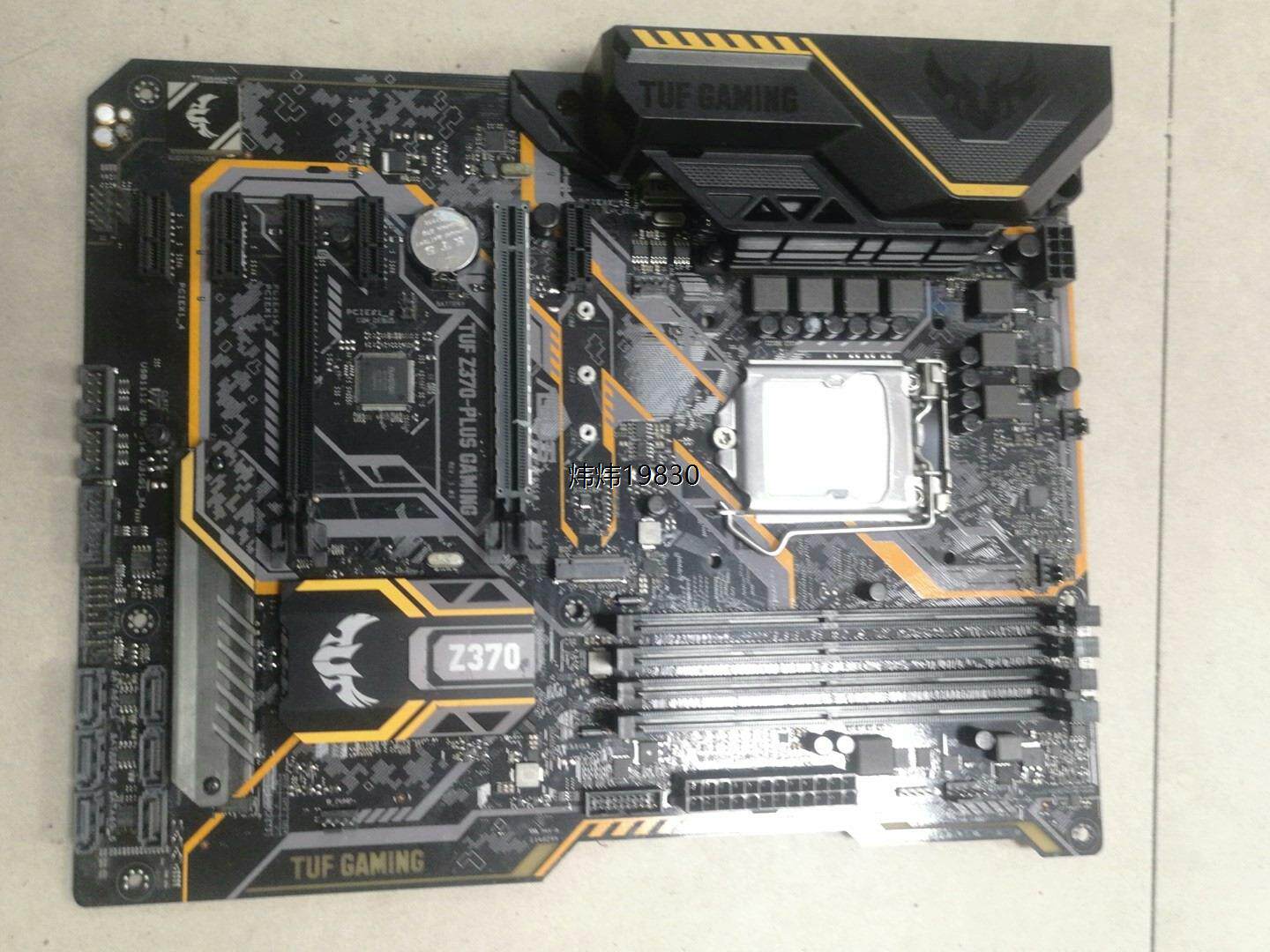 华硕tuf z370-plus gaming主板.无挡板.议价