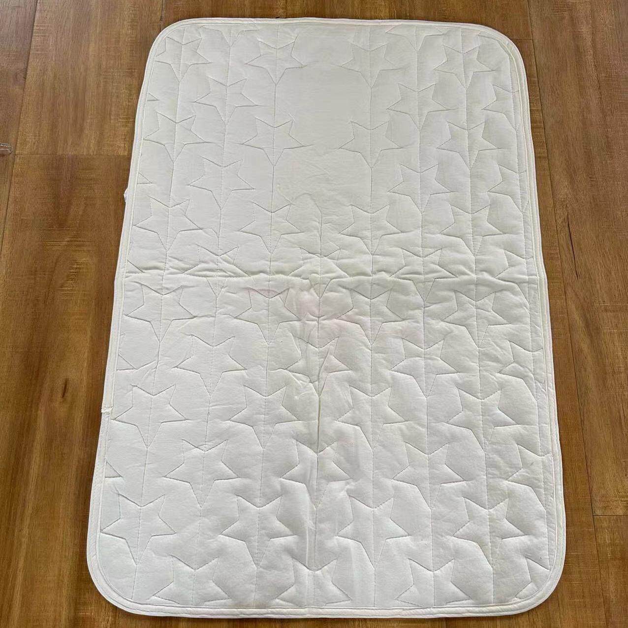 出口日本品牌婴童隔尿垫纯棉床垫TPU防水透气可机洗生理期垫