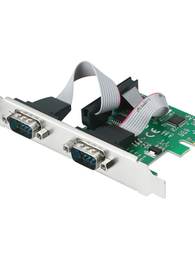 pcie pci-e转串口卡 9针 rs232 com卡 国产WCH382芯片 工控设备