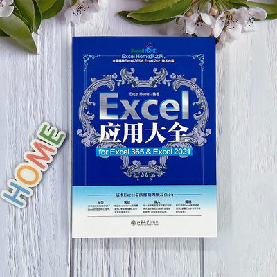 现货 Excel应用大全 for Excel 365 & Excel 2021 Excel Home出品 函数图表VBA/Power Query/数据分析/数据可视化 北京大学