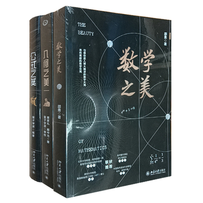 数学之美+公式之美+几何之美 3册套装 北京大学出版社正版现货