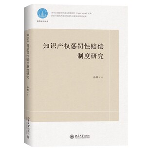 现货北大正版   知识产权惩罚性赔偿制度研究 孙那 著 学术图书9787301357446  北京大学出版社