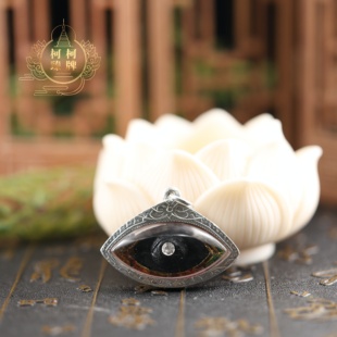 萨玛空卡男女吊坠 龙婆碧纳2527年天眼原版 泰国佛牌正品 真品