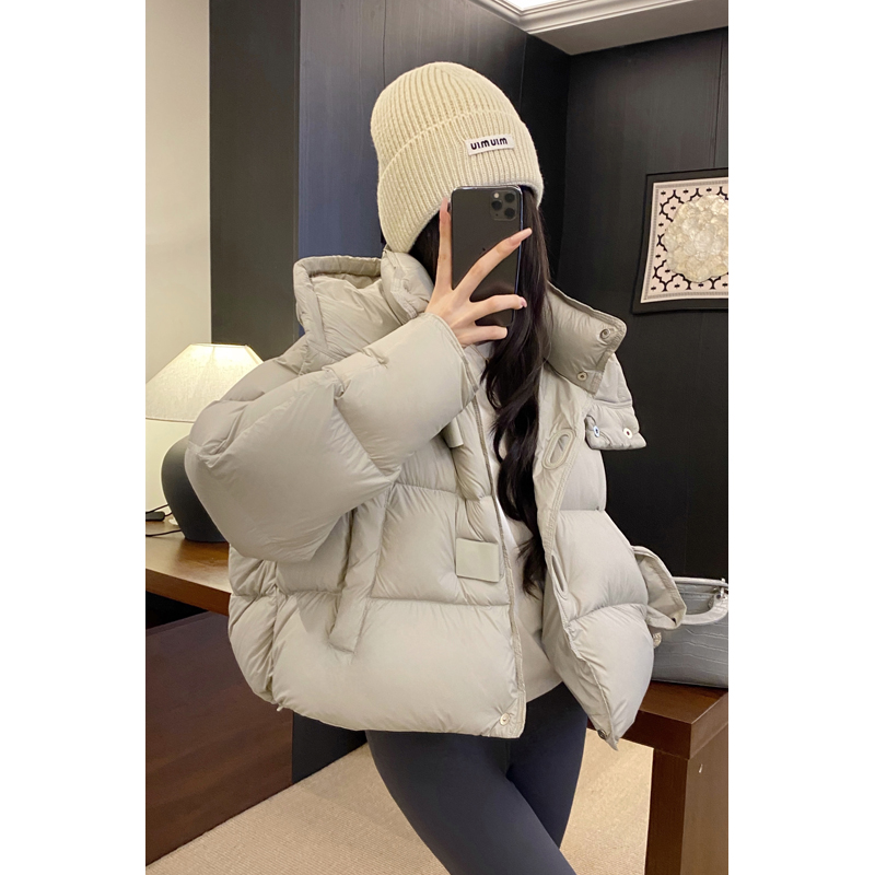 2024冬季新款连帽长袖羽绒服