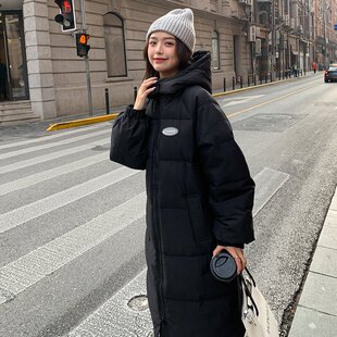 年新款服女中学生羽绒2026加厚棉衣棉袄长款面包棉服宽松冬季韩版
