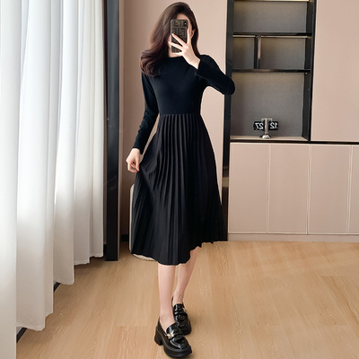 红色短款外套连衣裙两件套女秋冬季气质名媛法式高级感小香风套装