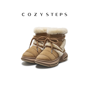 舒适保暖雪地靴厚底防滑增高太空鞋 新品 8127 STEPS可至冬季 COZY
