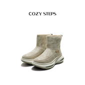 新款 COZY STEPS可至 保暖舒适靴子中筒厚底运动雪地靴8107