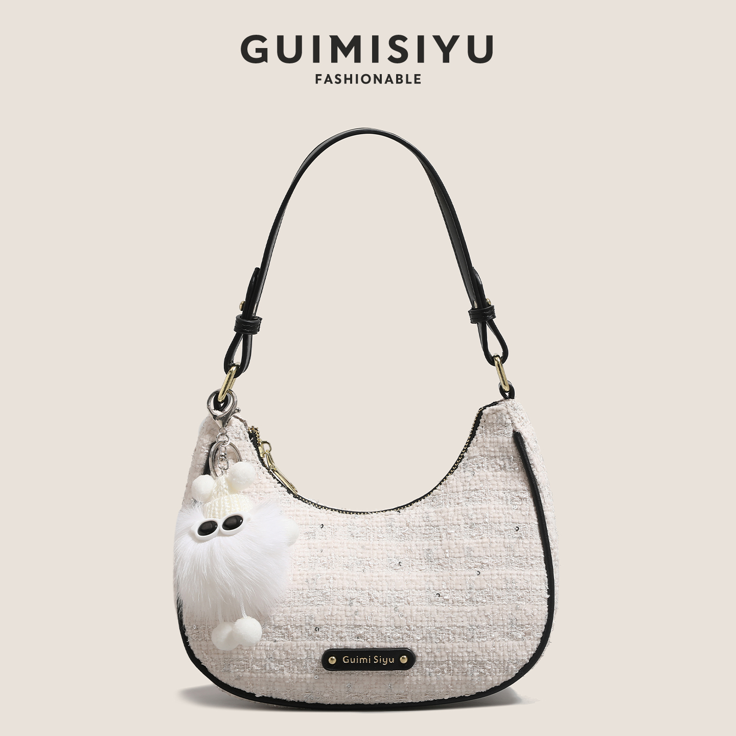 GUIMISIYU月牙包包休闲腋下包