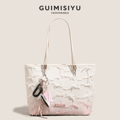 托特包包女休闲渐变单肩腋下包