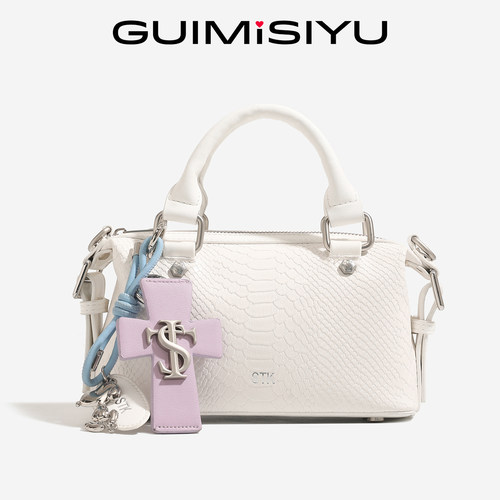 百搭单肩斜挎包大容量枕头包