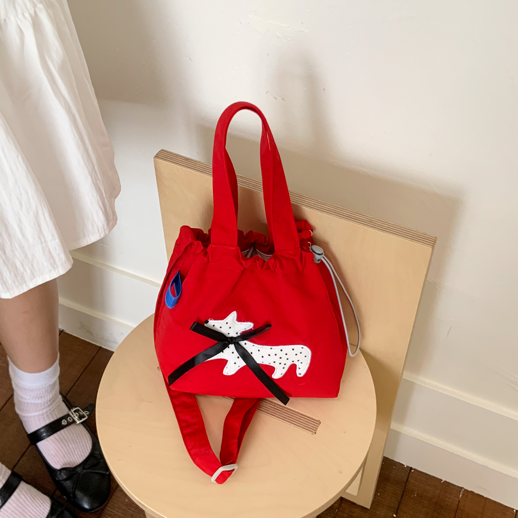休闲斜挎帆布包女休闲手提水桶包