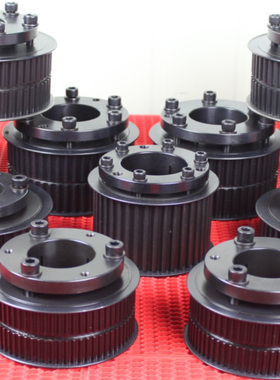 5GT8YU精密高速同步带轮加工中心机床车床主轴电机皮带轮厂家定制