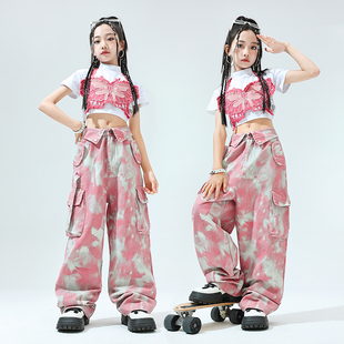 少兒街舞練功服走秀hiphop跳舞潮服爵士舞潮酷演出服架子鼓表演服