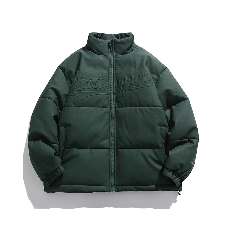 2026冬季新款男装日系字母印花立领加厚皮衣棉服外套MY350-F205,男装皮衣,电商A101（原外27）