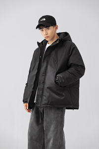 2026冬季新款男装日系潮牌工装连帽加厚外套棉服棉衣MY352--F205图片