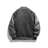 2026冬季新款男装日系潮流拼接棒球领加厚外套棉服JHJK298-F175，男装棉衣，电商A101（原外27）