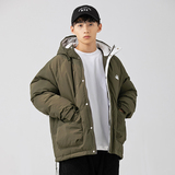 2026冬季新款男装日系原创宽松工装连帽外套加厚棉服MY338-F205，男装棉衣，电商A101（原外27）