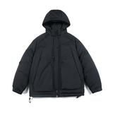 2026冬季新款男日系潮牌纯色宽松休闲连帽棉服加厚外套MY326-F195，男装棉衣，电商A101（原外27）