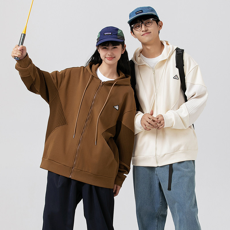 2026秋季新款男装日系潮牌宽松连帽卫衣开衫休闲外套WY506-F96,女装短外套,电商A101（原外27）