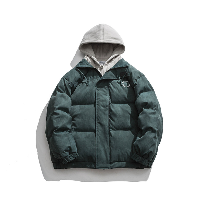 2026冬季新款男装日系潮流宽松假两件连帽棉衣棉服外套MY252-F205,男装棉衣,电商A101（原外27）