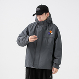 2026春季新款男装日系潮牌连帽工装外套宽松休闲夹克JK296-F155，男装夹克，电商A101（原外27）