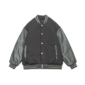 2026冬季新款男装日系潮流拼接棒球领加厚外套棉服JHJK298-F175图片