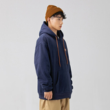 2026冬季新款男日系潮牌字母印花宽松加绒加厚连帽卫衣WY376-F95，男装卫衣，电商A101（原外27）