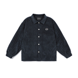 2026秋季新款男装日系原创后背字母印花灯芯绒外套夹克JK330-F135，男装夹克，电商A101（原外27）