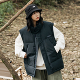 2026冬季新款男日系潮牌宽松立领可脱卸袖加厚外套棉服MY330-F215，男装棉衣，电商A101（原外27）