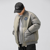 2026冬季新款男装日系潮牌拼接棒球领加厚工装棉服外套MY318-F195，男装棉衣，电商A101（原外27）