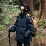 2026冬季新款男装日系字母印花立领加厚皮衣棉服外套MY350-F205，男装皮衣，电商A101（原外27）