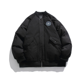 2026冬季新款男装日系潮牌拼接棒球领加厚工装棉服外套MY318-F195，男装棉衣，电商A101（原外27）