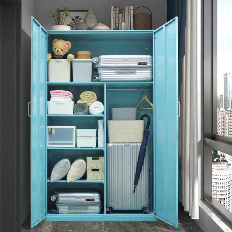 2米上海阳台储物柜防晒防水凉露台收纳杂物大容量被子金属衣柜