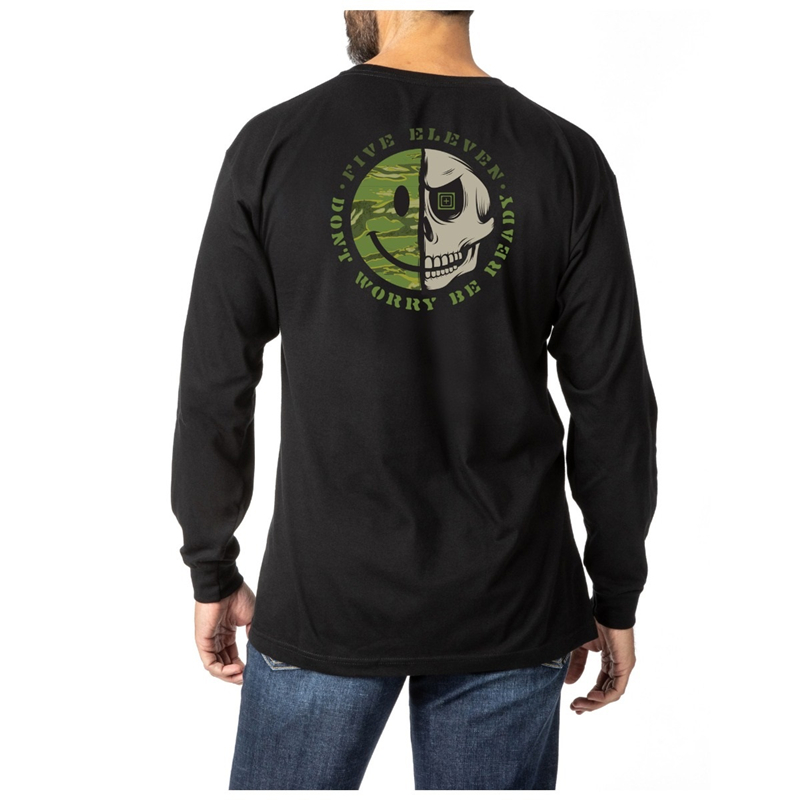 美国棉质战术印花长袖长袖t恤t恤