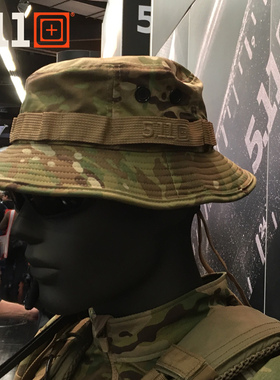 5.11战术奔尼帽89422户外511渔夫帽89076军迷MC迷彩圆边遮阳帽