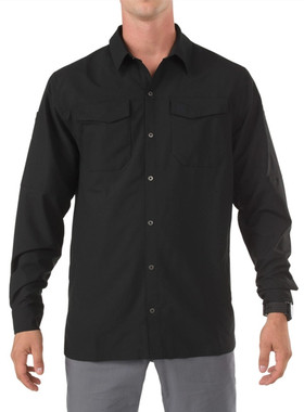 美国5.11自由梭织长袖战术衬衫72417弹性速干511薄款夏季透气衬衣