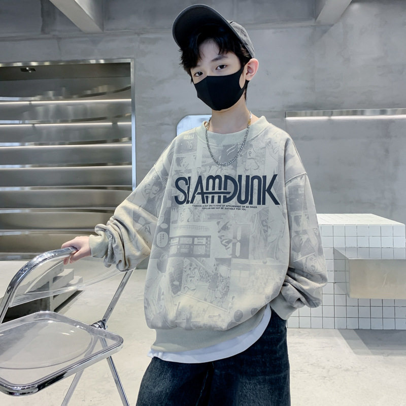 儿童装男童春装卫衣2026新款春秋款中大童上衣男孩春季帅气炸街潮