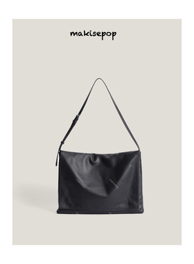 makisepop原皮TR nan shoulder单肩包row2025新款单肩腋下包翻盖