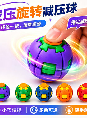网红指尖按压旋转减压球礼物