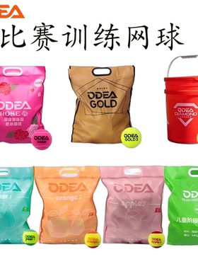 Odear欧帝尔网球GOLD/DD3 /DD2/DD8儿童减压红球橙球绿球高弹耐打
