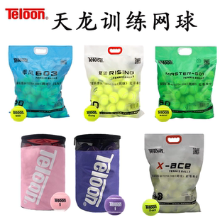 Teloon天龙网球专业训练用球603rising801ACE初学进阶者耐打高弹