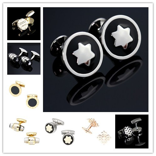 2025款 雪花袖扣 法式衬衫袖钉金属钮扣男衣扣cufflinks梅花袖扣