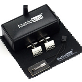 钉男法式 纽扣cufflinks 激光镭射袖 扣袖 盒装 经典