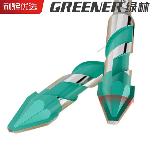 绿林偏心钨钢超硬加长三角钻头
