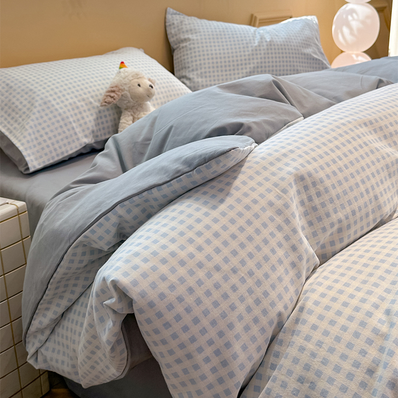 A类秋冬加厚磨毛全棉纯棉2025新款被套单件150x200x230cm单人被罩