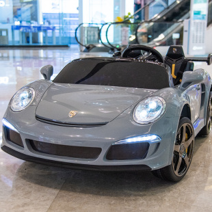 RUF 保时捷跑车双人可坐宝宝遥控车四轮玩具车 CTR3儿童电动车改装