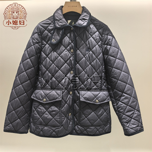 BEAN POLE滨波国内专柜代购26年秋款女格菱棉服BF6938E01D/R